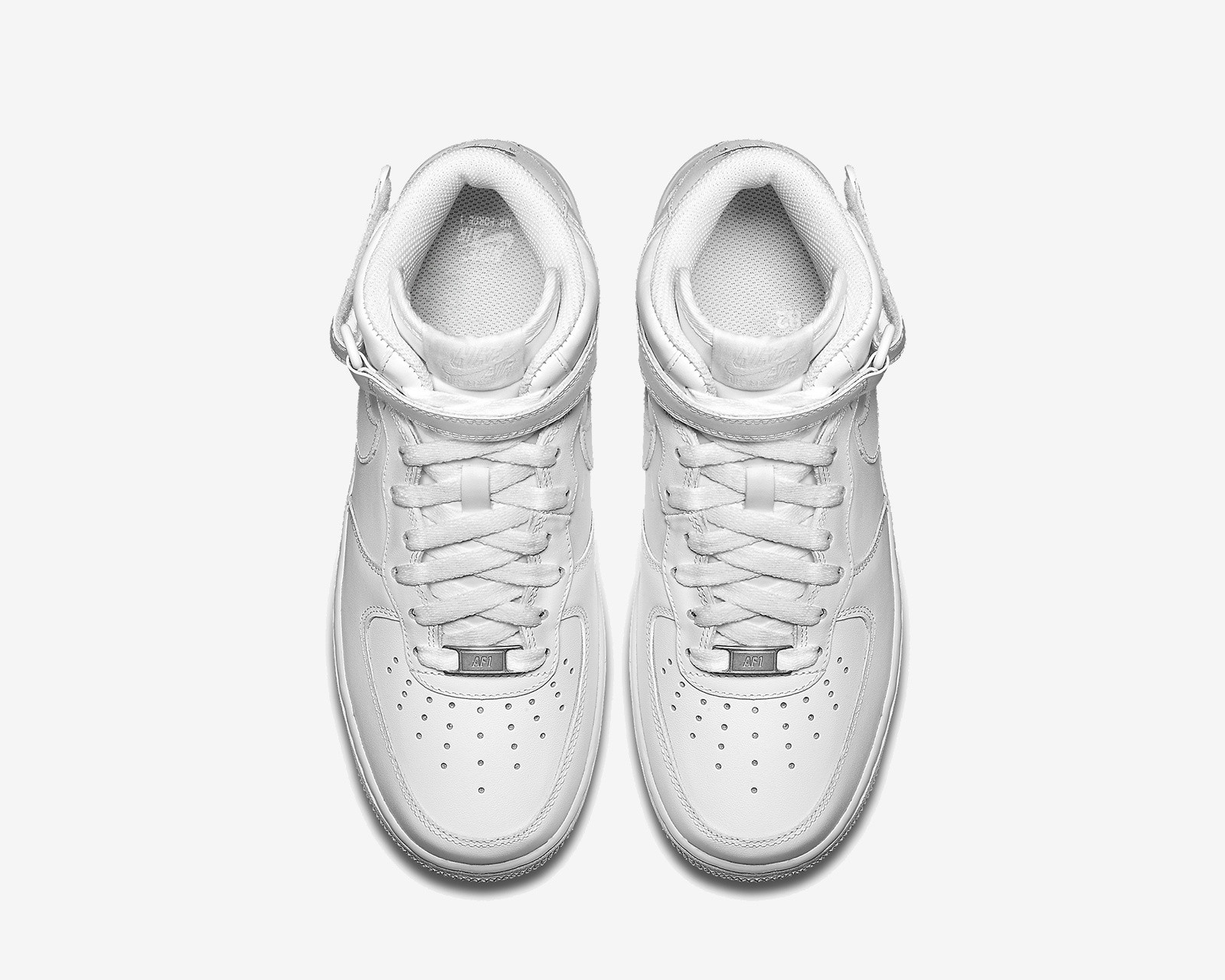 100 - Womens Nike Air Force Mid 07 Leather Triple White Womens Shoes 366731 - where to buy ken griffey jr air max 90 - GmarShops