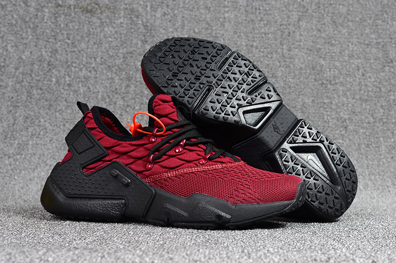 Nike Air Huarache VI 6 Running Casual Men Shoes Wine Red Black Air Huarache 6 Tenis Trail Running 9.81 Bolt GmarShops
