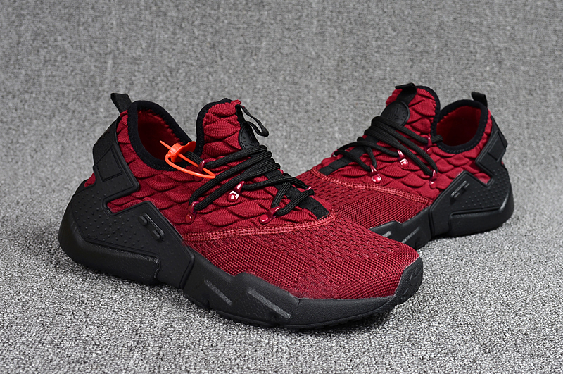 Nike Air Huarache VI 6 Running Casual Men Shoes Wine Red Black Air Huarache 6 Tenis Trail Running 9.81 Bolt GmarShops