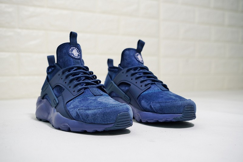 GmarShops - Air Huarache Ultra Suede ID Navy Blue Athletic Shoes 829669 leather sandals - 332