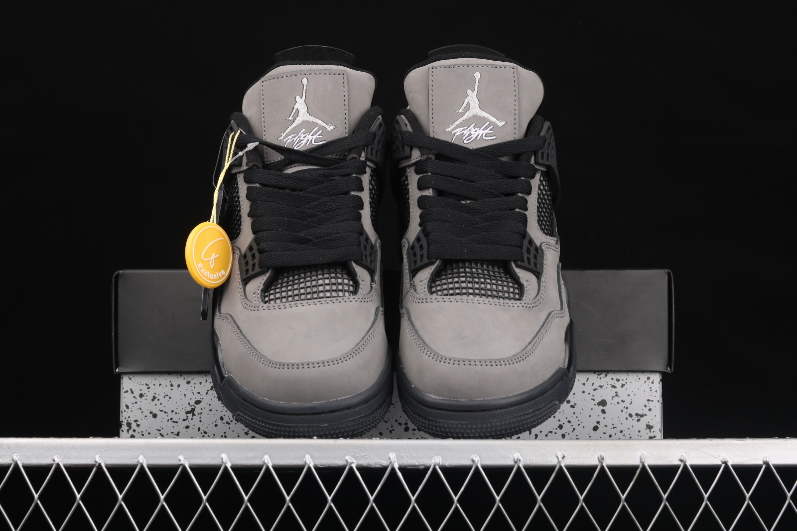 Nike Jordan 4 Retro Dark Grey Black 308497 - NwfpsShops - jordan blancrougebleu enfant - 409