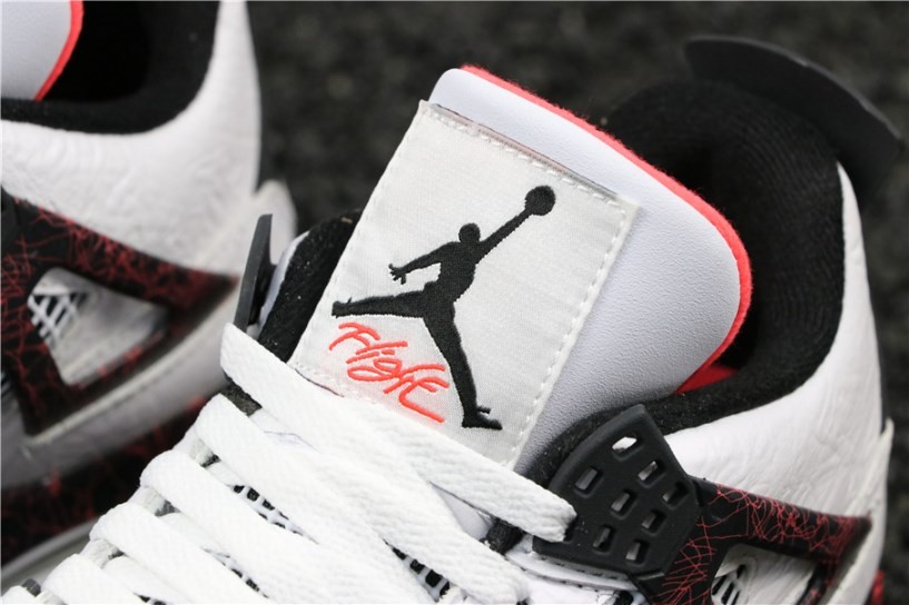 Nike Air Jordan 4 Retro Fire Red | Size 10, Sneaker in Red/White/Black