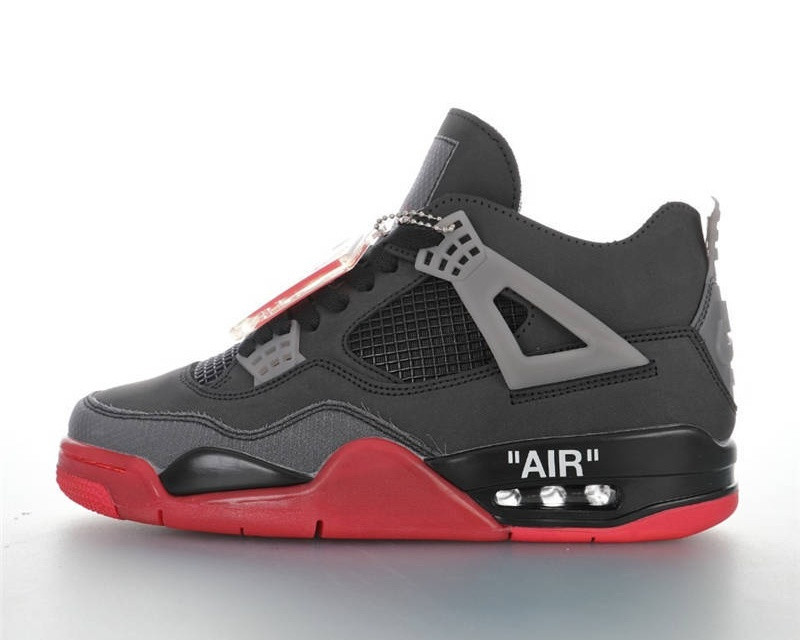 Nike Air Jordan 4 BLACK RED Retro IV sz8 OG Supreme max cond rare aj worn  bred