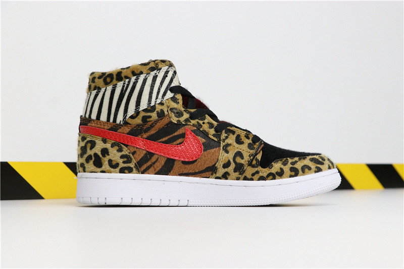 Nike Kids Air Jordan Animal Print High Top Sneakers- Size 6Y (see note –  The Saved Collection