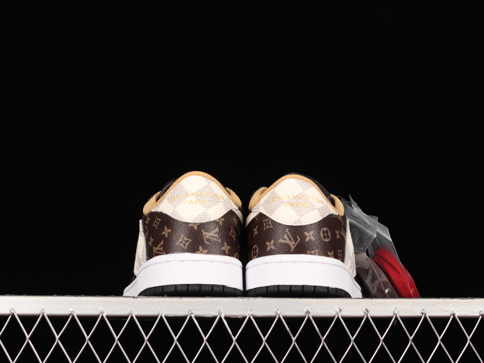 Nike Air Force 1 Low Louis Vuitton Monogram Brown Damier Azur Men's -  Sneakers - US