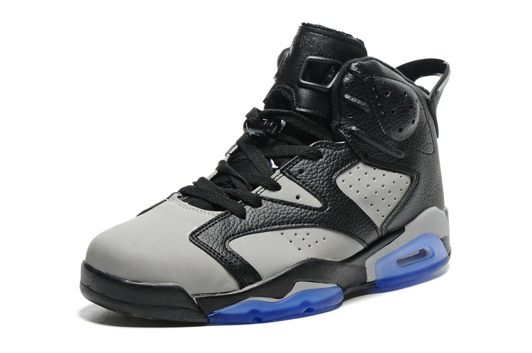 Nike Air Jordan 6 VI Retro Black Cool Grey Men Shoes 384664 