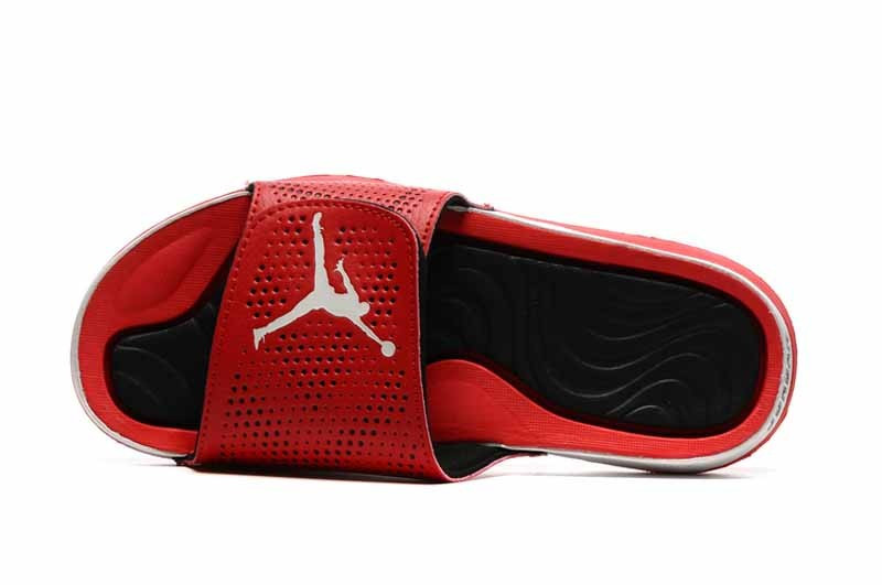 Air Jordan Hydro 5 Red White Mens Retro Sandals Slippers 820257-601 ...