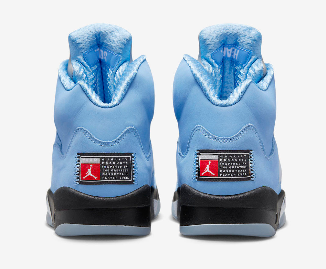 Nike Air Jordan 5 V Retro UNC 2023 DV1310-401 Size 9.5 New University Blue