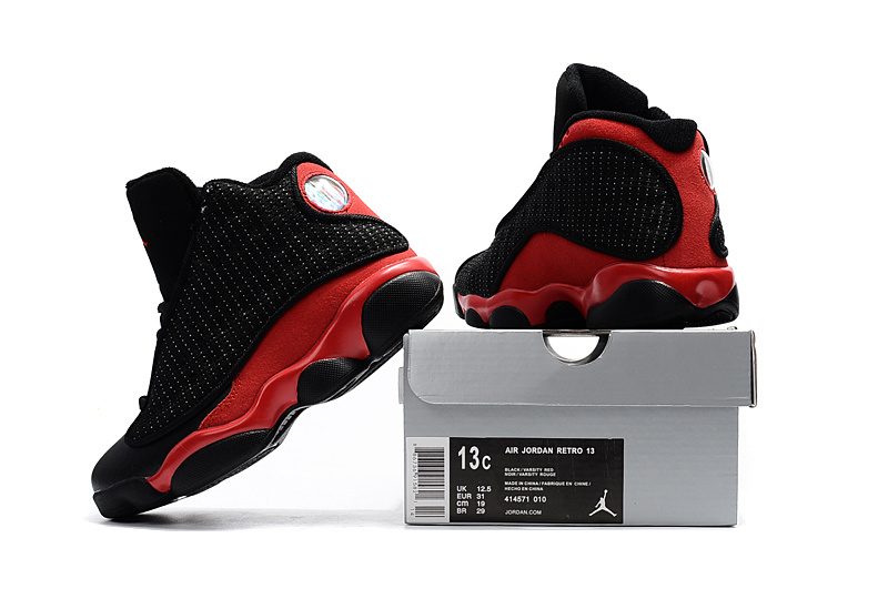 Nike Air Jordan XIII 13 Retro Kid black red basketball Shoes