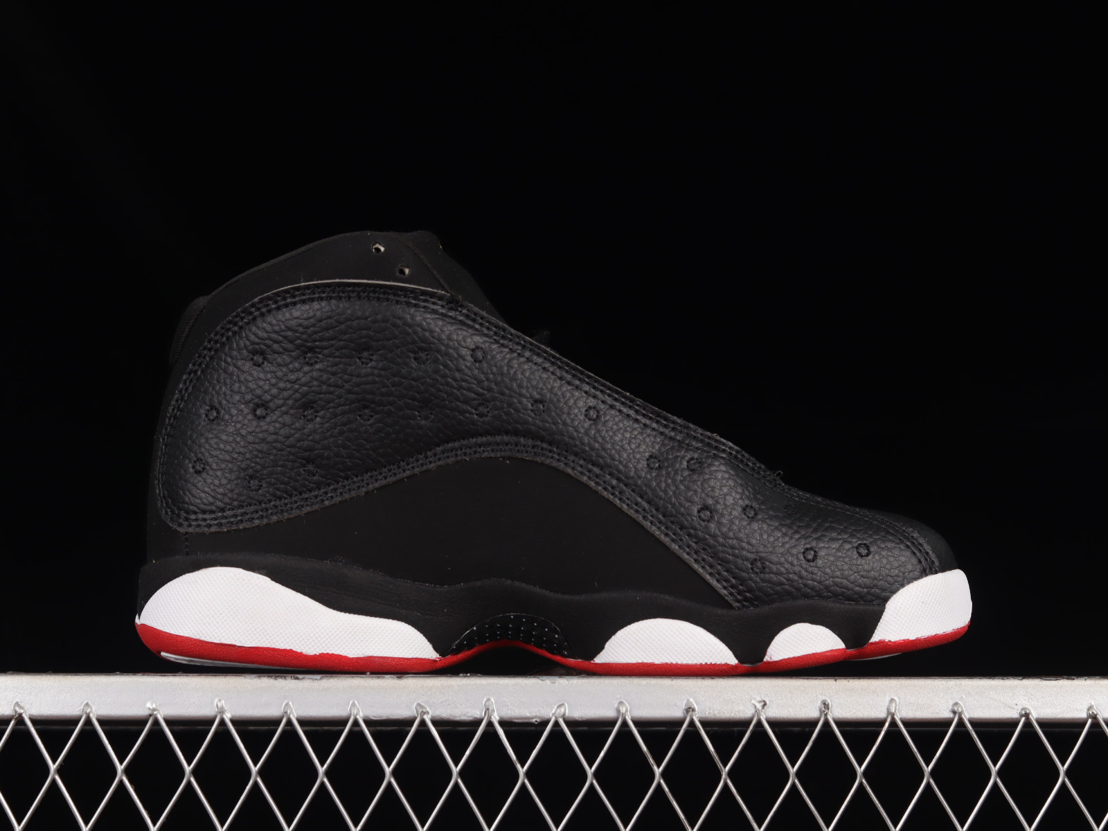 Air Jordan 13 Retro Playoffs Grade School Lifestyle Shoes (Black/Red) Free  Shipping