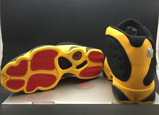 Nike Air Jordan 13 Retro Melo Class of 2002 Black Yellow 414571-035 Men's  New