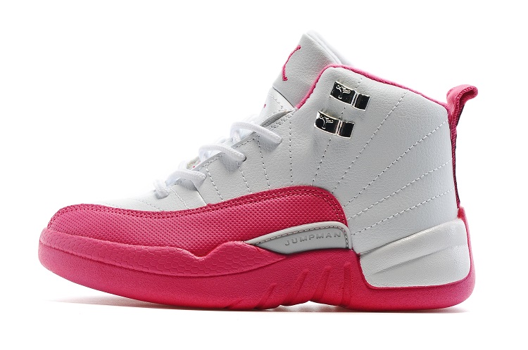 Jordan12 Pink white