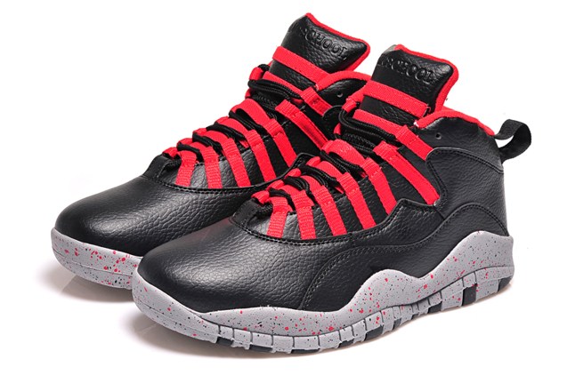 StclaircomoShops - Nike Air Jordan 10 X Retro Black Red Chicago Flag Shoes New 705416 - Air Jordan 5 Oreo Official Images