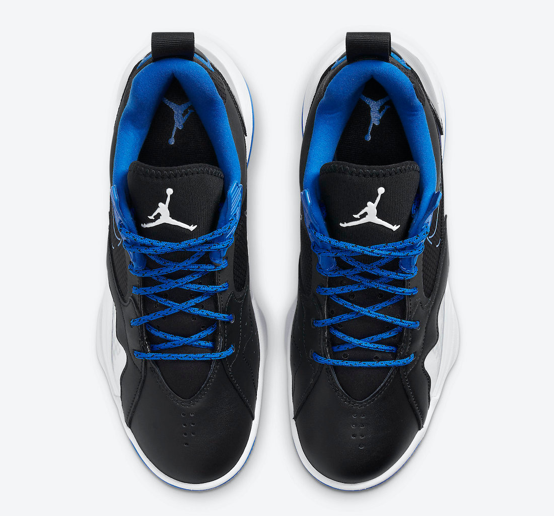 Air Jordan Zoom 92 Black Royal Blue White Basketball Shoes CK9183 Air 1 Mid SS-sko til børn hvid - StclaircomoShops - 004