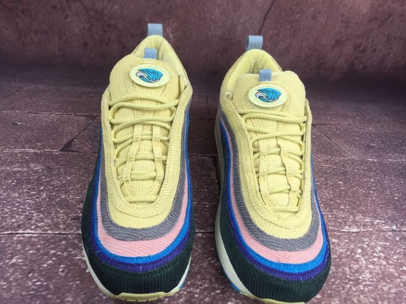 yellow blue and pink air max