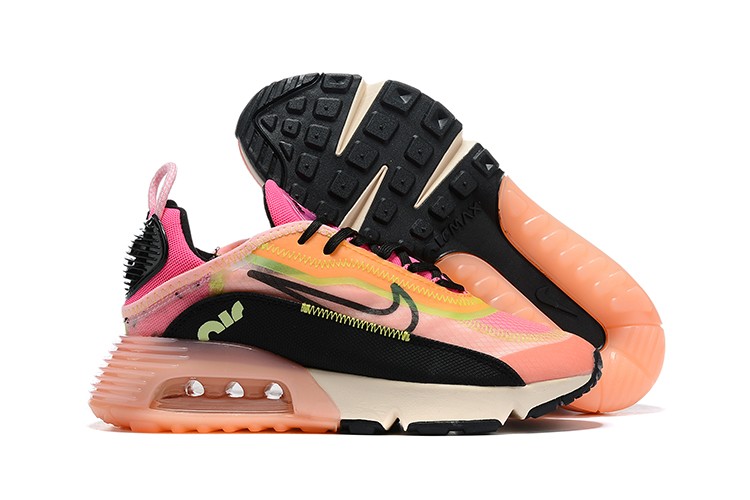 2020 Nike Air Max Sherbert Barely Volt Atomic Pink Glow Black - StclaircomoShops - 700 nike hover boots for on sale