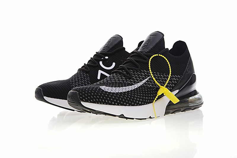 015 - Nike Air Max 270 Flyknit Black White Anthracite AH8050 - nike hyperfuse 2011 sale white and women - GmarShops