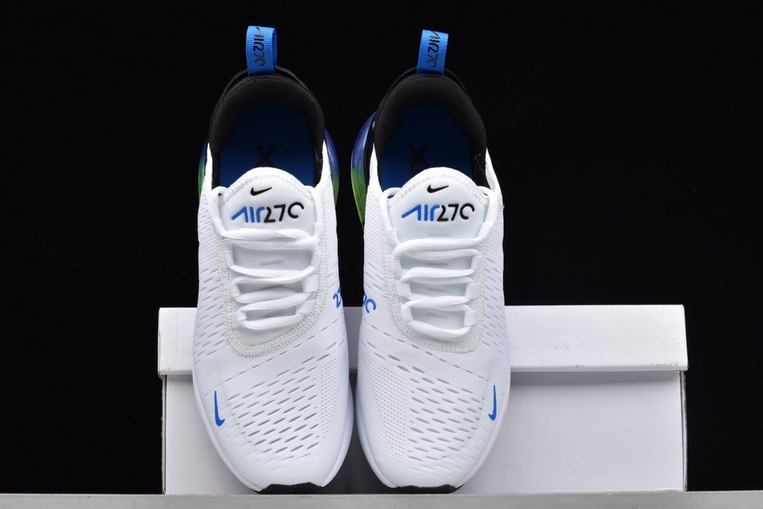 GmarShops - Nike Air Max 270 White Royal Blue Casual Running Shoes AR0344 - Nike Yoga Dri-Fit Μακρύ παντελόνι - 100