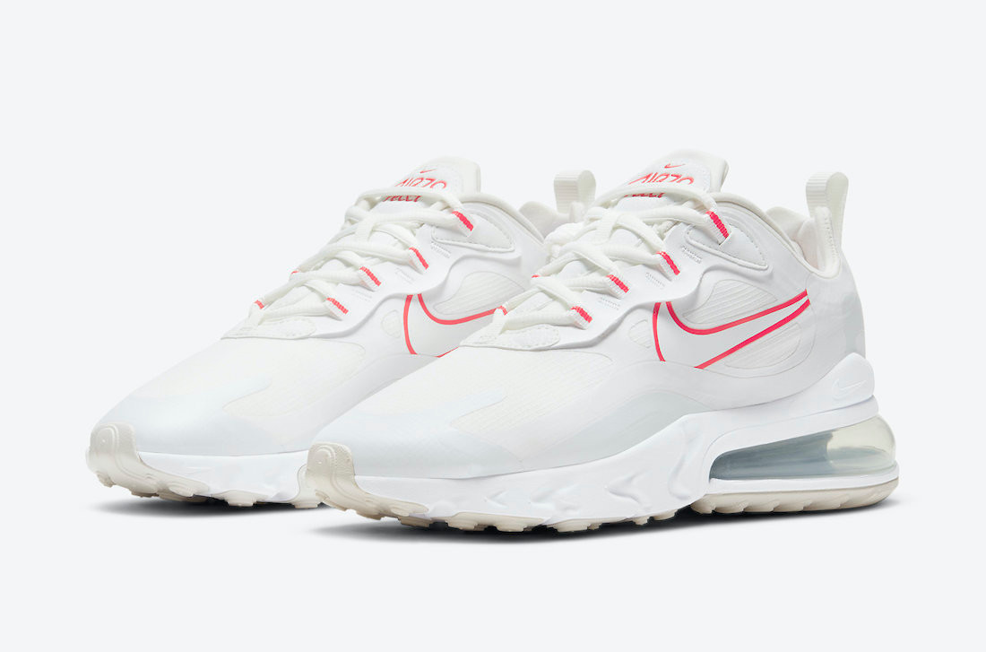 MultiscaleconsultingShops - Nike Air Max 270 React Summit White Pink Siren Red CV8818 - 101 nike dunk sky olive street grill ellisville mall