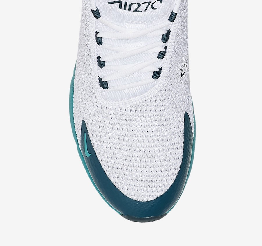 Nike Kids Air Force 1 LV8 Ksa GS White / Glacier Blue Shoes - Size 7Y