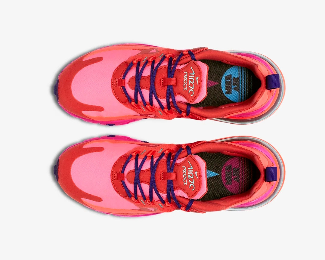 Nike Women's Air Max 270 React Mystic Red/Bright Crimson - AT6174