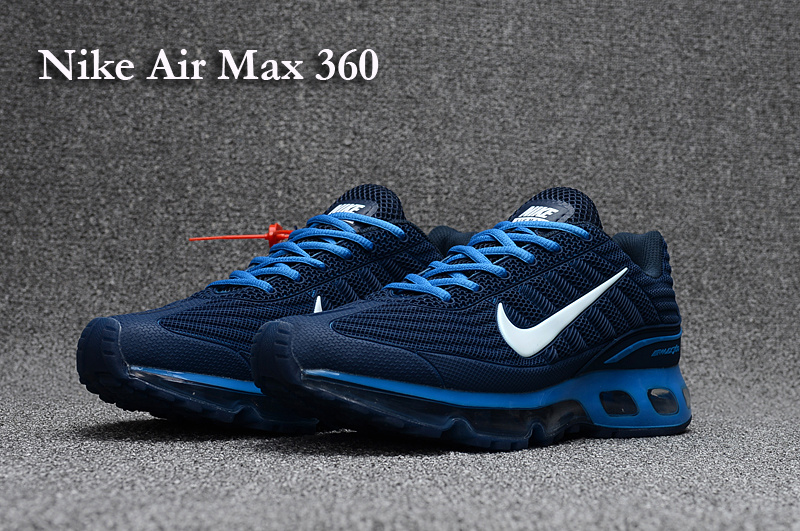 Nike Air Max 360 KPU Deep blue jade men Running Walking Shoes