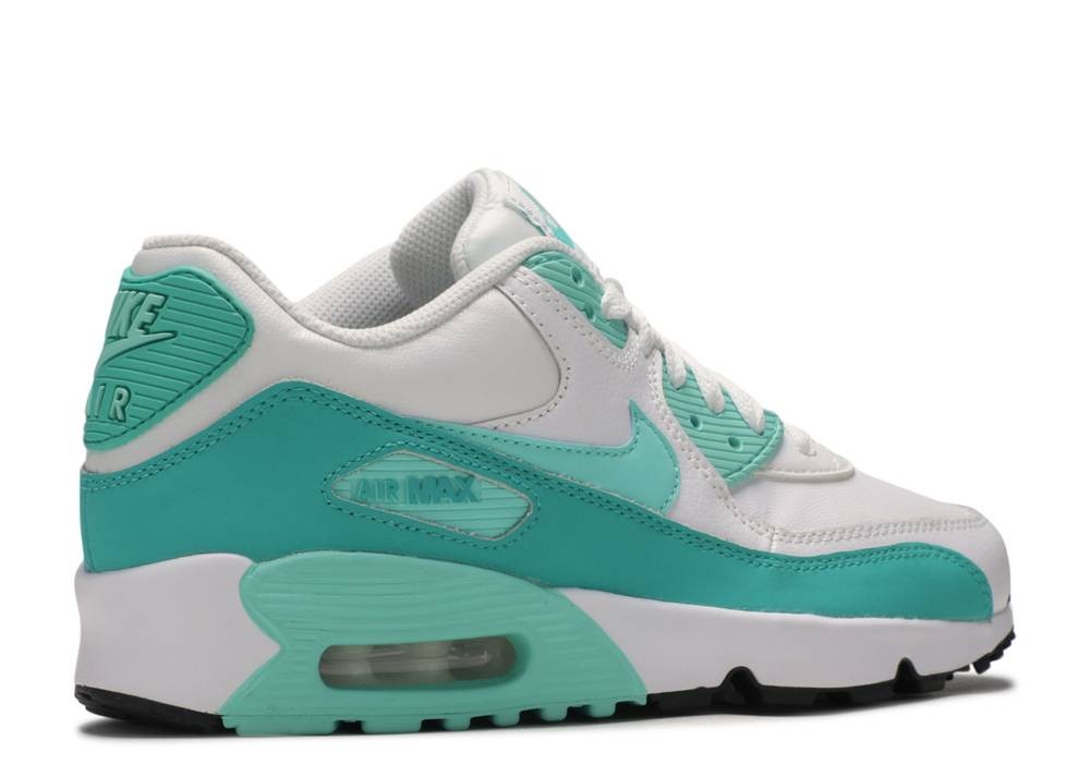 teal and white air max 90