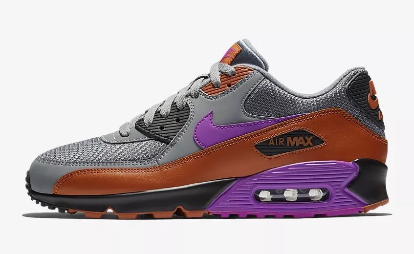 price for nike shox ignite shoes for women - Nike odyssey Max 90 Essential Grey Dark Russet Black Vivid Purple AJ1285 - 013 - MultiscaleconsultingShops