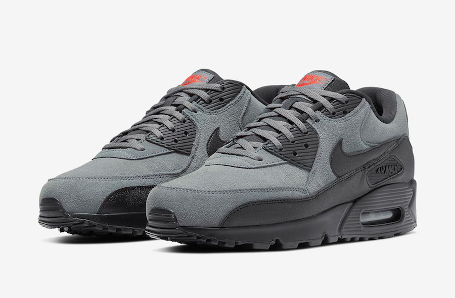 MultiscaleconsultingShops - - Nike TYPE Air Max 90 Essential Grey Suede - Nike air zoom-type se unisex