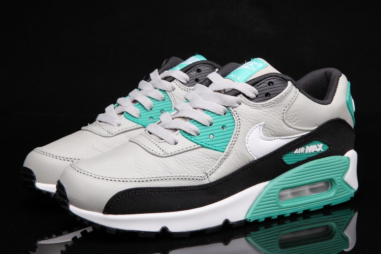 Nike Air Max 90 Essential Wolf Grey White Green Classic 652980 - GmarShops - Nike LeBron X EXT QS Suede -