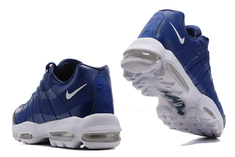 Nike Air Max 95 Essential Royal Blue White Men Running Shoes GmarShops Nike Air Max 1 Golf Black Metallic Red Bronze Gum W Air Max 95
