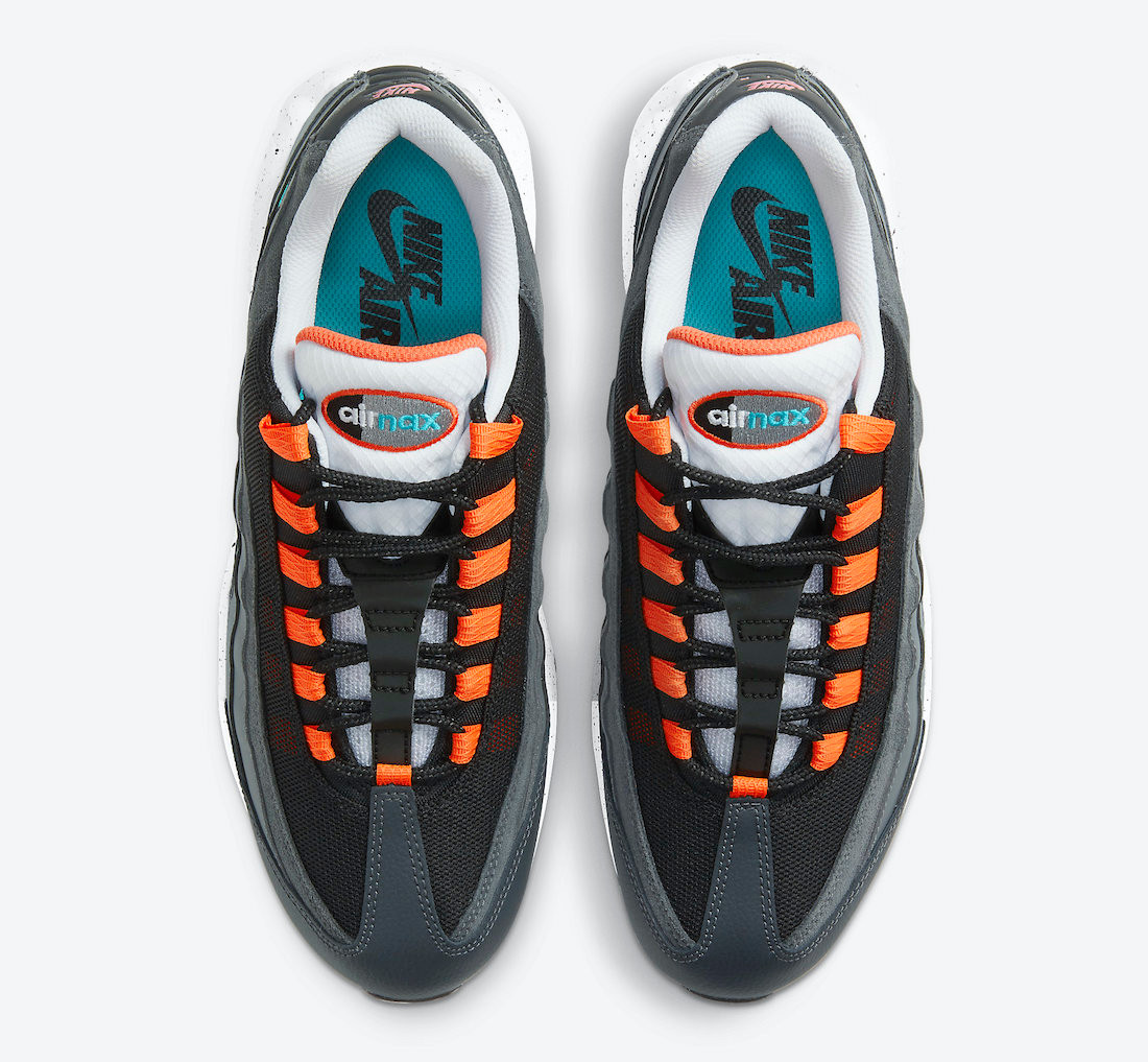 Teal and orange air max on sale