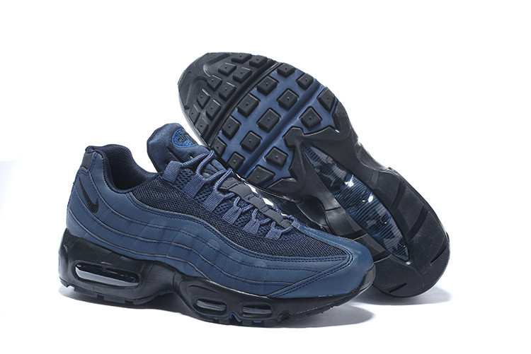 Nike Air Max 95 Obsidian Black Mens Running Trainers Shoes 609048-407 - Sepcleat