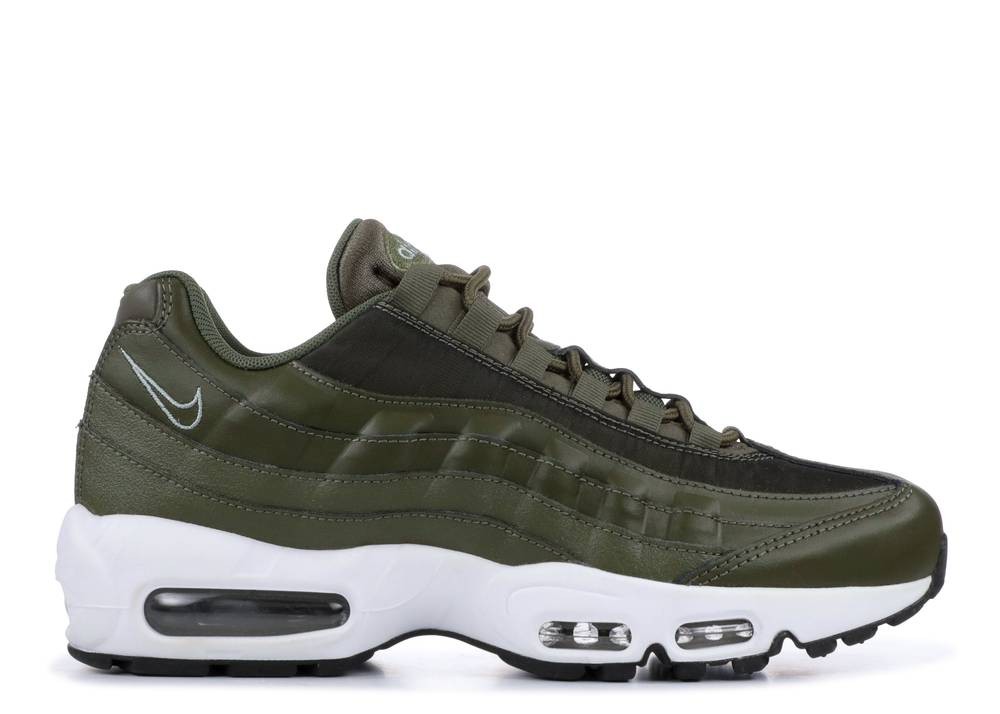 304 - GmarShops - Nike Womens Air Max 95 Olive Canvas White 307960 - nike flex control youth shoes for sale online