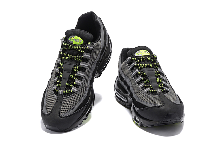 Nike Air Max 95 Essential Wolf Grey Black Men Shoes 749766 - - mens nike air max 90 premium barely rose sneakers