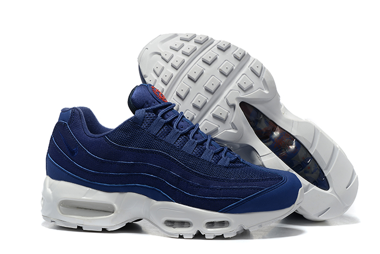 Nike Air Max 95 X Stussy Royal Blue University Red White 834668 441 Sepcleat