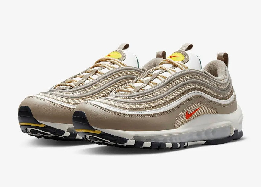 Afdeling Minimaal Zijn bekend GmarShops - Nike Air Max 97 Khaki Sesame Sail Picante Red FD0357 - Scarpa  Nike Waffle One Donna Grigio - 247