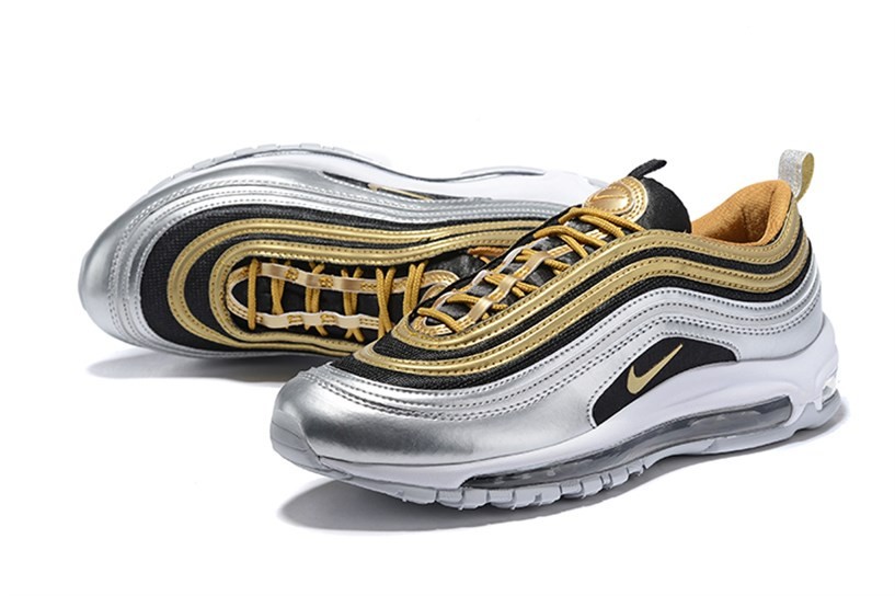 GmarShops - 700 - nike prod 2 white black screen door color match - Air Max 97 SE Silver Gold AQ4137