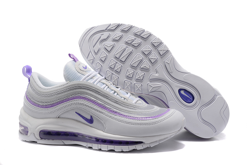 purple white air max 97