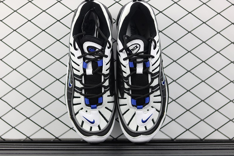 Nike Air Max 98 White Blue Glow Varsity 640744 - running sneakers nyc - GmarShops - 108