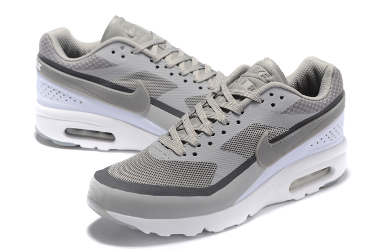 012 - StclaircomoShops - Nike Air Max sage BW Ultra Men Running Shoes Sneakers Light Grey Black White 819475 - Voir Nike