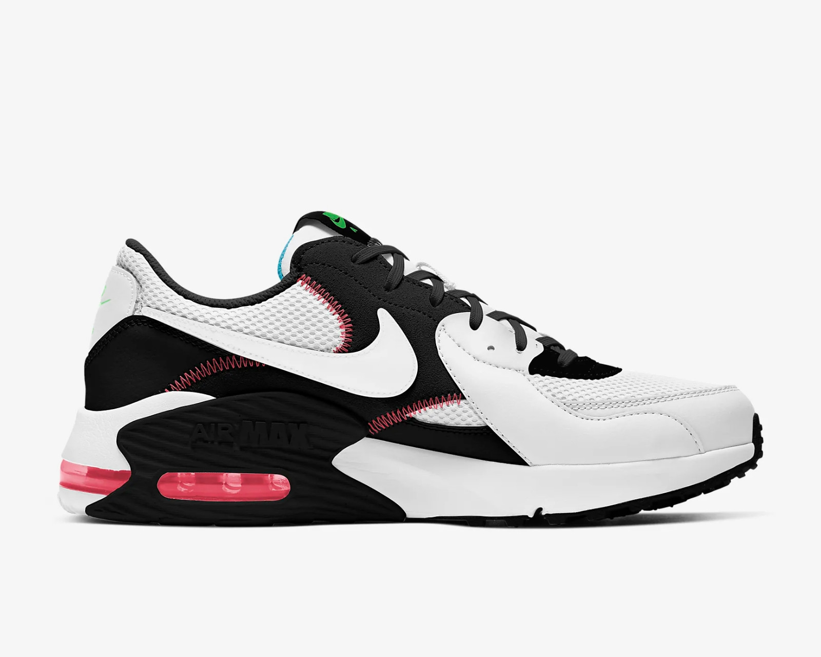 Nike Air Max Excee White Black Red Shoes CD4165-105 - Sepcleat