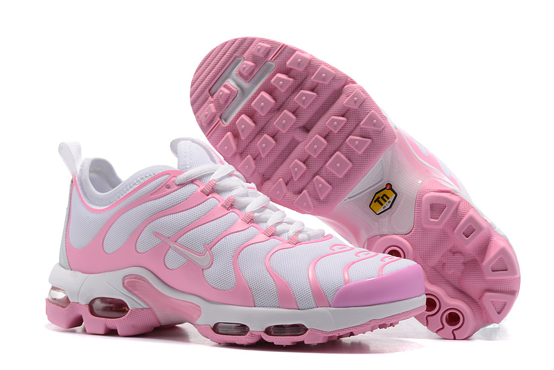 white and pink tns womens