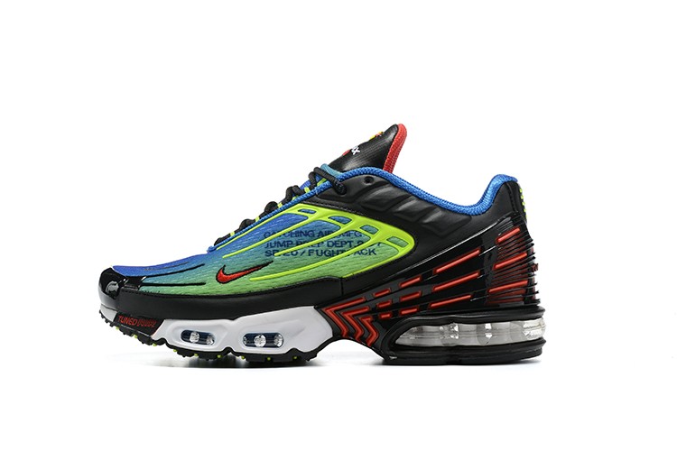 ressource vil gøre Addition 301 - Nike Air Max Plus 3 Black Green Blue Red CD7005 - GmarShops - nike air  prestige 3 size 13 inches in feet chart