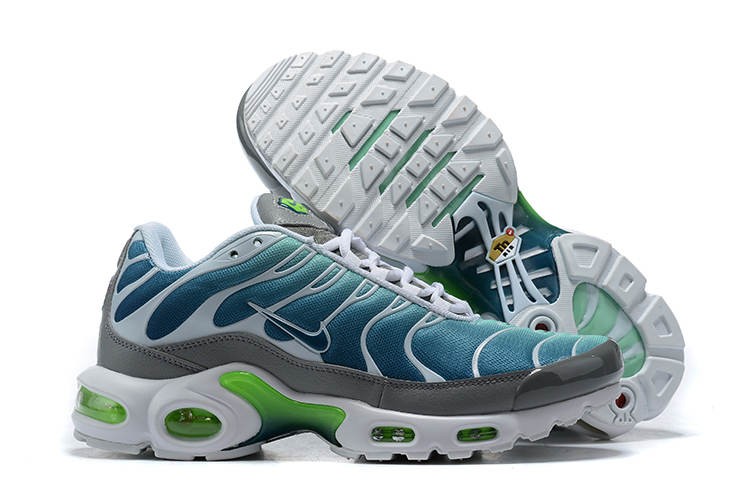tidligere Tilmeld Forge GmarShops - 400 - Nike Air Max Plus Blue Grey Green Trainers Running Shoes  CT1619 - nike jordan shadow 1 non tumbled green blue color