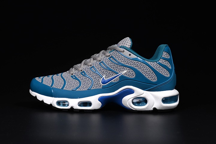Nike Air Max Plus TN KPU Tuned Men Sneakers Trainers Shoes Grey Blue - - nike huarache light paint color