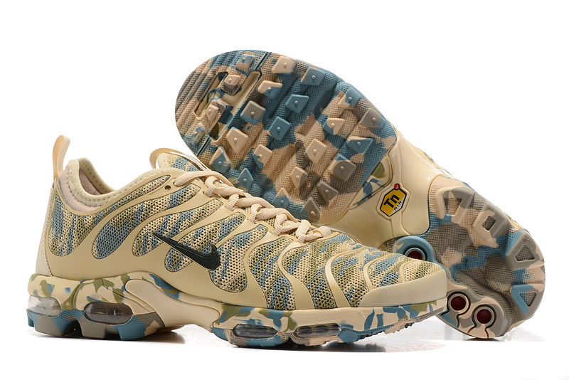 StclaircomoShops - Nike Air Max Plus Running Shoes Unisex XW Light Yellow Blue 852630 - nike sportswear insulated varsity destroyer jacket available now