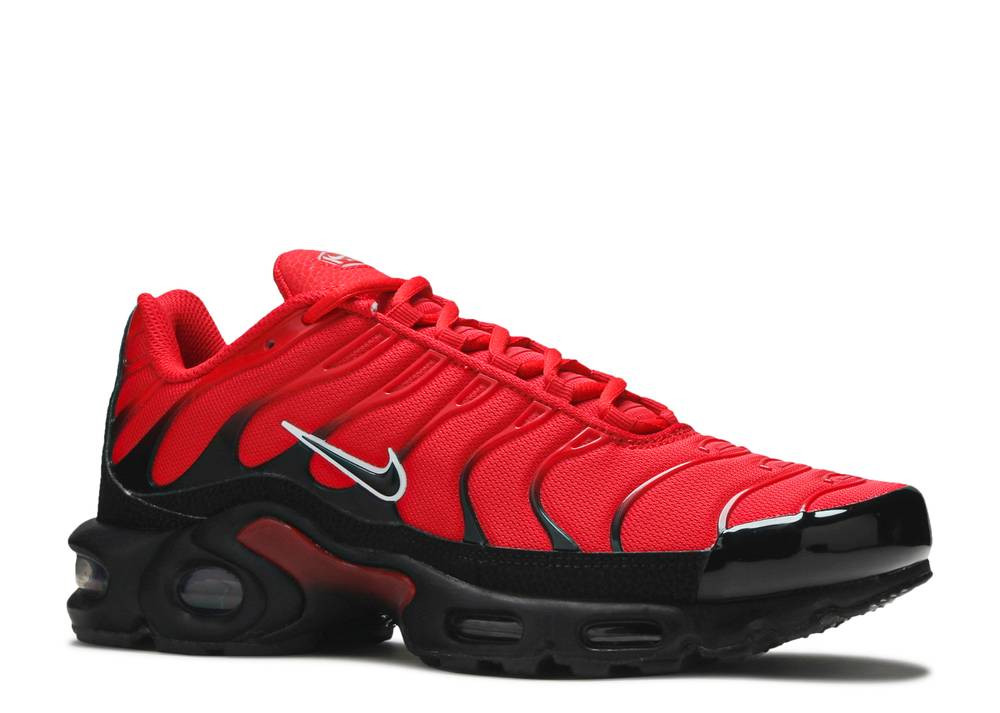 red and black nike air max tn