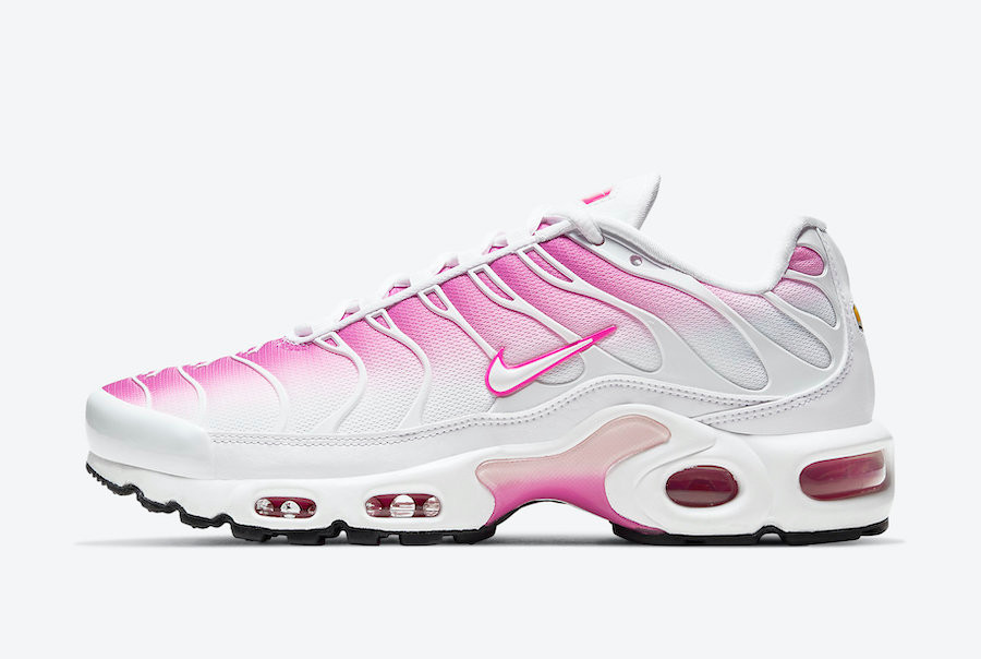 Womens all Nike Max Plus Pink Fade White Black Shoes CZ7931 GmarShops - 100 - all nike hyperdunk red gold star card