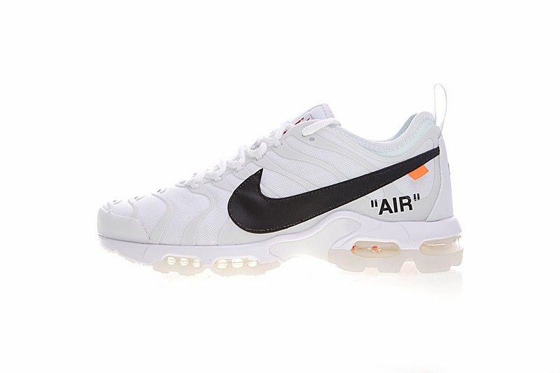RvceShops - OFF White zoom Nike Air Max Plus TN Ultra Sneakers White Black AA3827 - zoom huarache premium brown soup commercial -